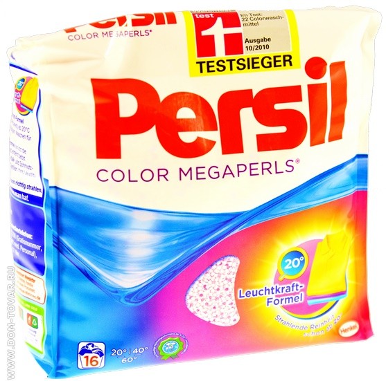 Persil 16praní Mega perly od 20st color Persil 16praní Mega perly od 20st color - Drogerie Prací prostředky Prací prášky do 20 dávek